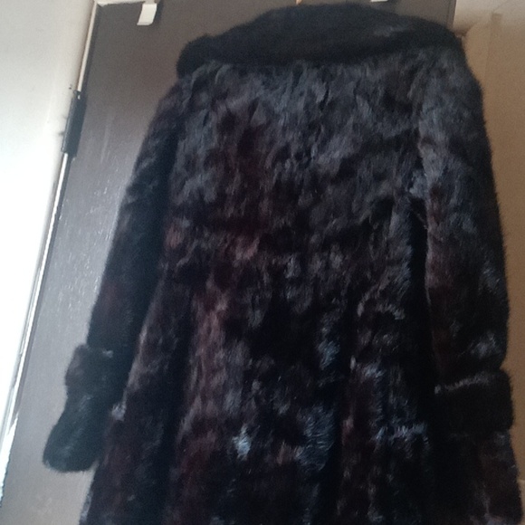 Vintage Dark Fur Coat - Picture 2 of 12